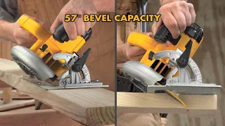 How to cut a bevel angle using a circular saw