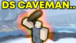 KOSING as CAVEMAN.. | Dinosaur Simulator Roblox War #5