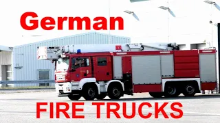 German Fire Trucks | apparatus from 60 fire departments responding code 3