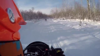 Houghton, MI Snowmobile Trail Riding