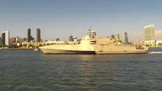 USS Manchester (LCS14), Outbound San Diego Bay