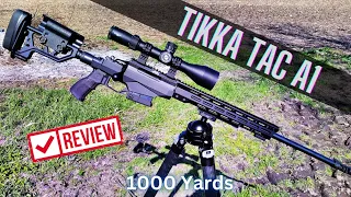 Tikka Tac A1 Review 6.5 Creedmoor out to 1000 Yards