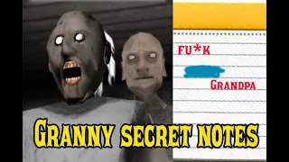 Granny secrets notes you must know (granny chapter 2 secrets)