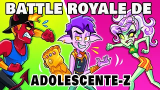 Estudiantes BUENOS Vs. MALOS - Cómo ganar en BATTLE ROYAL por Adolescente-Z