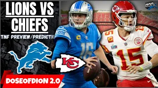 Chiefs WITHOUT Kelce & Jones?! Gibbs BIG Game? Lions Vs Chiefs Preview/Prediction TNF