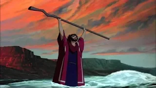 Moses Splits The Red Sea Prince Of Egypt