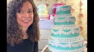 Vintage Four Tiered Fake Cake