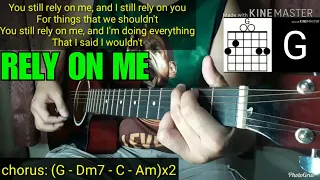 James Smith - Rely On Me Guitar Cover | Guitar Chords Tutorial | normanALipetero