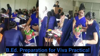 B.Ed,  Preparation for Viva Practical, MSSIET College, 2019-20 batch