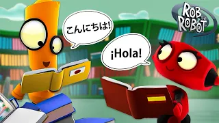 Learn About Languages with Rob and Friends at the Language Planet! 🪐| Rob The Robot 🤖