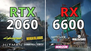 RTX 2060 VS RX 6600 | TEST IN 12 GAMES | 1080p 1440p