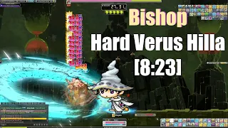 [Maplestory GMS Reboot] 283 Bishop Hard Verus Hilla Solo (8:23)