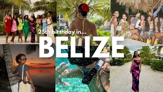 BELIZE BIRTHDAY TRIP VLOG 🇧🇿 | Girls trip, swimming with sharks, & 25th birthday celebration |