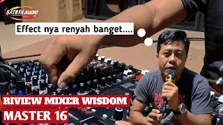 RIVIEW MIXER WISDOM MASTER 16 EFFECT NYES