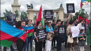В Будапеште проходит массовый митинг против армянской агрессии