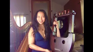 Delphic Paean by Athenaios (35 measures). Ancient Greek lyrics with lyre. Bettina Joy de Guzman