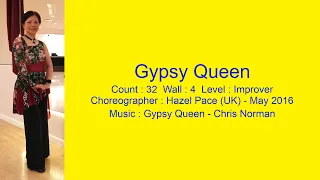 Gypsy Queen Line Dance Walk Thru & Demo