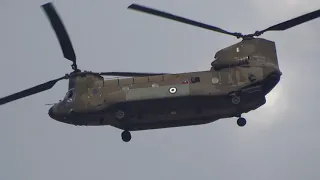 Hellenic Army Aviation CH-47D Chinook low pass