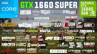 GTX 1660 SUPER Test in 50 Games in 2022