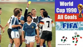 FIFA World Cup 1990 All Goals with commentary