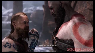 Kratos vs Baldur (All Cutscenes) +SECRET ENDING 1080p HD