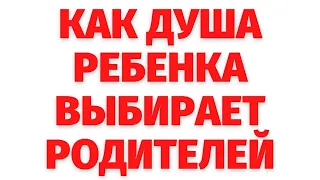 КАК душа ребенка ВЫБИРАЕТ РОДИТЕЛЕЙ? Формирование сознания и характера ребенка