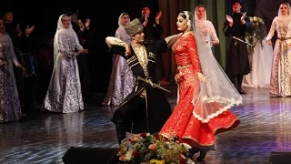 Chechen dance ensemble "Vainakh" Holiday concert 1-part. Dikalu Muzakaev.