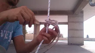 Useful rope tip. Safely lift up heavy loads.