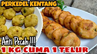 RESEP PERKEDEL KENTANG ENAK ANTI PECAH || 1 KG CUMA 1 TELUR