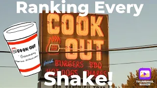 Ranking Every Cookout Shake: Part 1