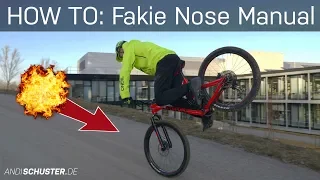 HOW TO: Fakie (Backward) Nose Manual - MTB Tutorial 🤟🏼🔥