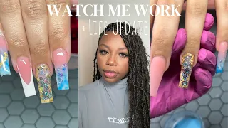 WATCH ME WORK + LIFE UPDATE| MOVING OUT OF STATE?👀