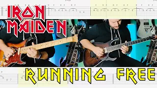 Iron Maiden - Running Free |Guitar Cover| |Tab|