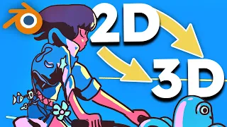 Jak Blender może połączyć 2D i 3D