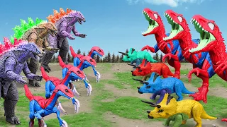 Rainbow GODZILLAmonarch x Kong Godzilla AMONGUS: Monsterverse Who Win? EVOLUTION Animation Cartoon 2