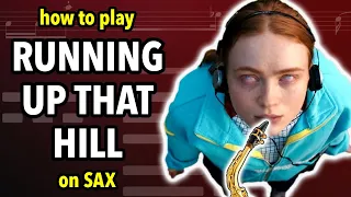 How to play Running Up That Hill on Sax | Saxplained