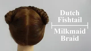 How To: Dutch Fishtail Milkmaid Braid Tutorial