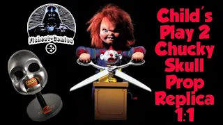 Child's Play 2 Chucky Skull Prop Replica