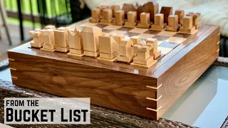 Making a Chess Board // Bucket List Woodworking Project