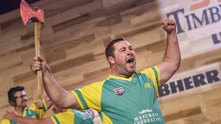 Axe-ion packed highlights from the 2019 Timbersports Team World Championship