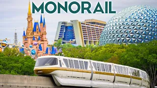 [4K] Magic Kingdom to EPCOT in Monorail - Walt Disney World Resort