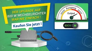 Warum ist ein 800 Watt Wechselrichter eine kluge Investition für Ihr Balkonkraftwerk ?