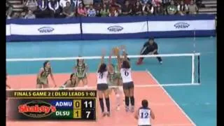 UAAPS75 Women's Vball DLSU vs ADMU Game 2 Set 2