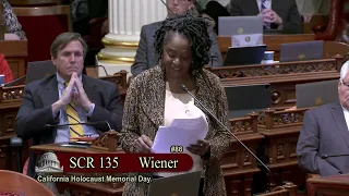 Sen. Smallwood-Cuevas’ Remarks on Holocaust Remembrance Day