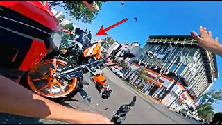 Rider Sent FLYING Through AIR | It's HARD to be a BIKER 2021