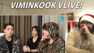 Viminkook! TMI & Games! - BTS V (TAEHYUNG), JIMIN & JUNGKOOK LIVE VLIVE | Reaction