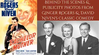 BACHELOR MOTHER 1939 - BTS & Publicity Photo's From Ginger Rogers & David Niven's Christmas Comedy