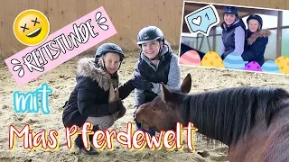 MEINE REITSTUNDE 🐎 Reiten im Stall von Mias Pferdewelt | Mavie Family Sport