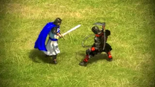 How Many Ninjas Do You Need to Kill a Teutonic Knight? | AoE II: Definitive Edition