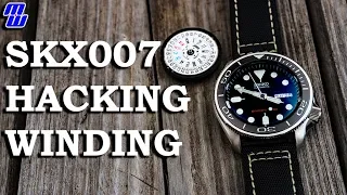 Seiko SKX007 7S26C to NH36A movement swap! (detailed!)